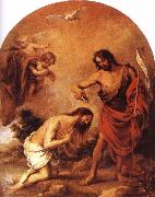 Bartolome Esteban Murillo Baptism of Jesus oil painting reproduction